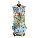 Ваза из фарфора с птицей на бронзовой ветке Garden of Eden варинант исполнения - 3 | Loft Concept в Волгограде