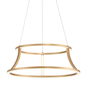 Люстра золотого цвета с 2-мя светодиодными кольцами Eurofase