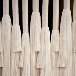 Декор на стену Белые Кисти Wall decor White Tassels варинант исполнения - 1 | Loft Concept в Волгограде