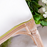 Барный стул золотистый из натурального бука с изображением птиц и цветов Blooming Birds варинант исполнения - 2 | Loft Concept в Волгограде