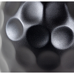 Столик журнальный с круглой деревянной столешницей на черном фактурном основании Bourgeon варинант исполнения - 6 | Loft Concept в Волгограде