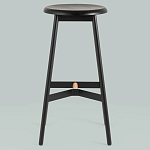 Черный барный стул Knopper варинант исполнения - 3 | Loft Concept в Волгограде