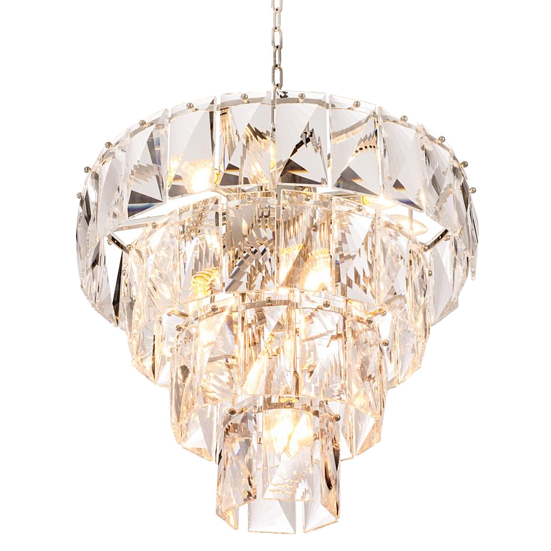 Люстра Chandelier Amazone S Никель Прозрачный Люстра Chandelier Amazone S Никель Прозрачный в Волгограде | Loft Concept