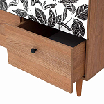 Шкаф с принтом Leaf bouquet варинант исполнения - 3 | Loft Concept в Волгограде