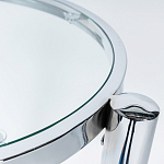 Приставной столик со стеклянной столешницей Deimos варинант исполнения - 2 | Loft Concept в Волгограде