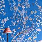 Обои ручная роспись Houghton Canton Blue варинант исполнения - 6 | Loft Concept в Волгограде