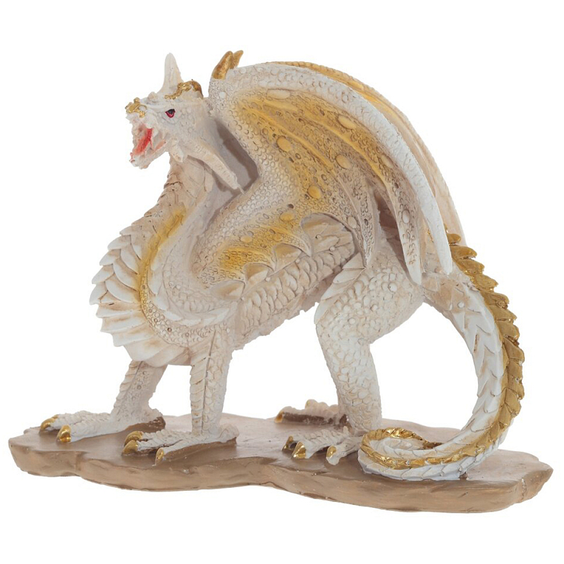 Декоративная статуэтка Дракон Dragon Beige Gold Statuette Бежевый Золотой Декоративная статуэтка Дракон Dragon Beige Gold Statuette Бежевый Золотой в Волгограде | Loft Concept