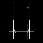 Люстра с 6-ю цилиндрическими плафонами на тонких тросах Trumpet tube варинант исполнения - 7 | Loft Concept в Волгограде