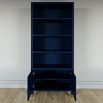 Книжный Стеллаж Elsa Dreams Blue с задней стенкой варинант исполнения - 4 | Loft Concept в Волгограде