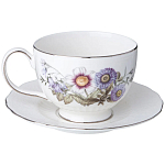 Чайный сервиз из фарфора с рисунком цветов на 6 персон 14 предметов Garden Whisper Porcelain Set  варинант исполнения - 3 | Loft Concept в Волгограде