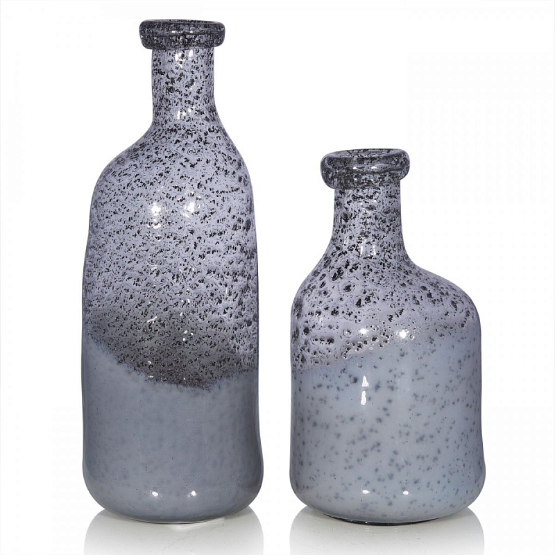 Ваза Glass Lava Серый (Gray) Ваза Glass Lava Серый (Gray) в Волгограде | Loft Concept