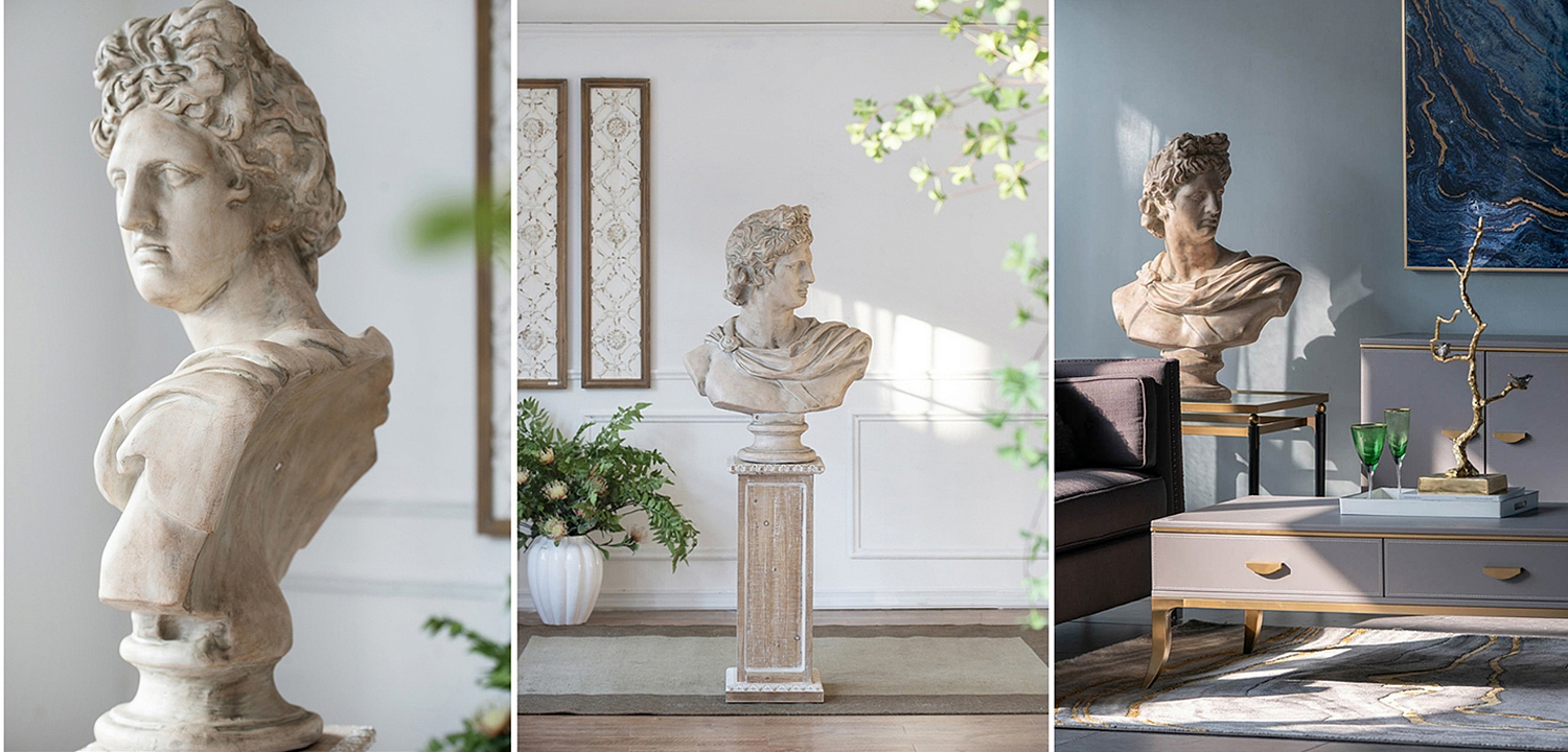 Статуэтка Antique Busts Apollo Belvedere - Loft-Concept в Волгограде