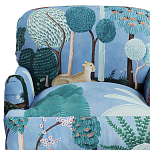 Дизайнерское классической формы на колесиках Trumann Armchair варинант исполнения - 4 | Loft Concept в Волгограде