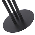 Настольная лампа с тремя прозрачными куполообразными плафонами и черным металлическим основанием Flos Wireline Lighting варинант исполнения - 2 | Loft Concept в Волгограде