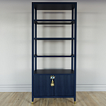 Стеллаж со стеклянными полками Elsa Dreams Blue варинант исполнения - 6 | Loft Concept в Волгограде