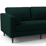 Мебельная ткань Шенилл темно-зеленый цвет 138 см T4-36 варинант исполнения - 10 | Loft Concept в Волгограде