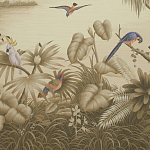 Обои ручная роспись Le Brésil Amarelo Sepia варинант исполнения - 1 | Loft Concept в Волгограде