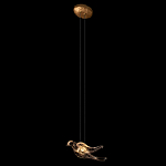 Подвесной светильник с прозрачной стеклянной птичкой Serip Voa варинант исполнения - 3 | Loft Concept в Волгограде