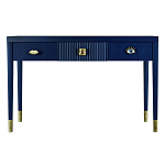 Дизайнерский Письменный стол Elsa Dreams Blue с тремя ящиками варинант исполнения - 5 | Loft Concept в Волгограде