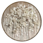 Круглый Вязанный Гобелен Абстракция Breath of Mist Wall Hanging варинант исполнения - 3 | Loft Concept в Волгограде