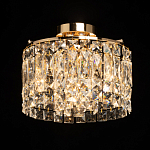 Потолочный светильник круглый с прозрачными подвесками Lunet варинант исполнения - 2 | Loft Concept в Волгограде