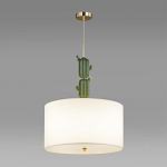 Подвесной светильник с декором в виде кактуса из керамики Opuntia D45 см варинант исполнения - 4 | Loft Concept в Волгограде