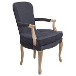 Кресло Aubrey Classical Armchair dark grey velour варинант исполнения - 1 | Loft Concept в Волгограде
