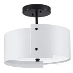 Потолочный светильник круглый светодиодный Semicircular White Panels белый варинант исполнения - 3 | Loft Concept в Волгограде