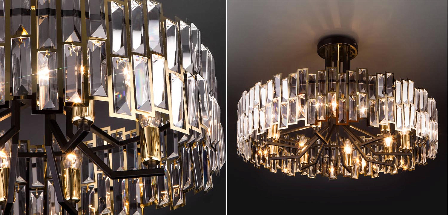 Потолочная люстра Darkness Chandelier gold 71 Потолочная люстра Darkness Chandelier gold 71 - Loft-Concept в Волгограде