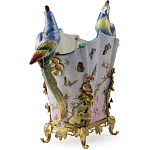 Ваза фарфоровая с попугаями Ferra варинант исполнения - 3 | Loft Concept в Волгограде