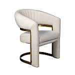 Полукресло Valbonne Chair cream velour варинант исполнения - 2 | Loft Concept в Волгограде