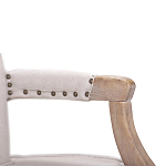 Кресло Aubrey Classical Armchair beige flax варинант исполнения - 4 | Loft Concept в Волгограде