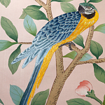 Обои ручная роспись Amazonia Florence Pink dyed silk варинант исполнения - 7 | Loft Concept в Волгограде