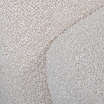 Кресло без подлокотников с обивкой из белой ткани букле Pacification варинант исполнения - 5 | Loft Concept в Волгограде