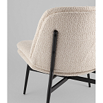 Кресло лаунж Tail молочный варинант исполнения - 3 | Loft Concept в Волгограде