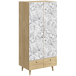 Шкаф с принтом Cotton варинант исполнения - 1 | Loft Concept в Волгограде