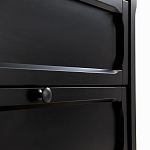Комод с 3-мя ящиками черный Silva Black Chest of Drawers варинант исполнения - 6 | Loft Concept в Волгограде