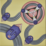 Плитка дизайнерская с узором Дива варинант исполнения - 4 | Loft Concept в Волгограде