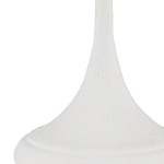 Настольная лампа с декором в виде белого цветка магнолии на каркасе и черным абажуром White Magnolia варинант исполнения - 1 | Loft Concept в Волгограде