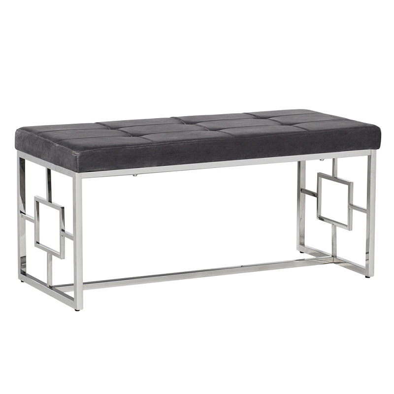 Банкетка Minimalism Bench Seat Хром Серый Банкетка Minimalism Bench Seat Хром Серый в Волгограде | Loft Concept
