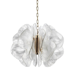 Люстра с крупными рельефным декором в виде лепестков 60 см Ethereal Bloom варинант исполнения - 1 | Loft Concept в Волгограде