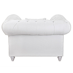 Кресло низкое с мягкой обивкой из велюра на 4-х ножках из массива березы Sophie Armchair white варинант исполнения - 3 | Loft Concept в Волгограде