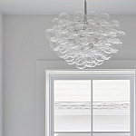 Люстра круглая со стеклянными шарами Airy Chandelier варинант исполнения - 4 | Loft Concept в Волгограде