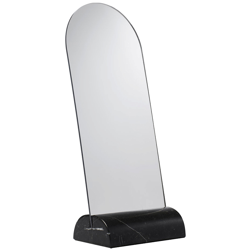 Настольное дизайнерское зеркало Poltronova Spera Mirror Photo Holder Оранжевый Зеркало Черный Мрамор Nero Настольное дизайнерское зеркало Poltronova Spera Mirror Photo Holder Оранжевый Зеркало Черный Мрамор Nero в Волгограде | Loft Concept