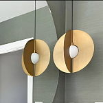 Подвесной светильник в форме золотых дисков Minimalist Lighting Fixture варинант исполнения - 2 | Loft Concept в Волгограде