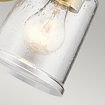 Бра с прозрачным стеклянным абажуром в форме цилиндра Kichler варинант исполнения - 8 | Loft Concept в Волгограде