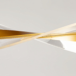 Люстра линейная с изогнутым плафоном Wave Line варинант исполнения - 8 | Loft Concept в Волгограде