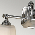 Бра для ванных комнат с квадратными матовыми плафонами на основании цвета хром Feiss варинант исполнения - 3 | Loft Concept в Волгограде