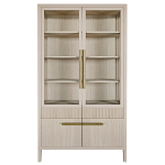 Витрина Primo со стеклянными фасадами и буфетом шпон Светлый дуб варинант исполнения - 1 | Loft Concept в Волгограде