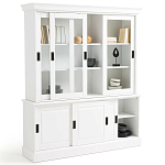 Витрина из массива сосны Cobbett White Wood Showcase варинант исполнения - 4 | Loft Concept в Волгограде